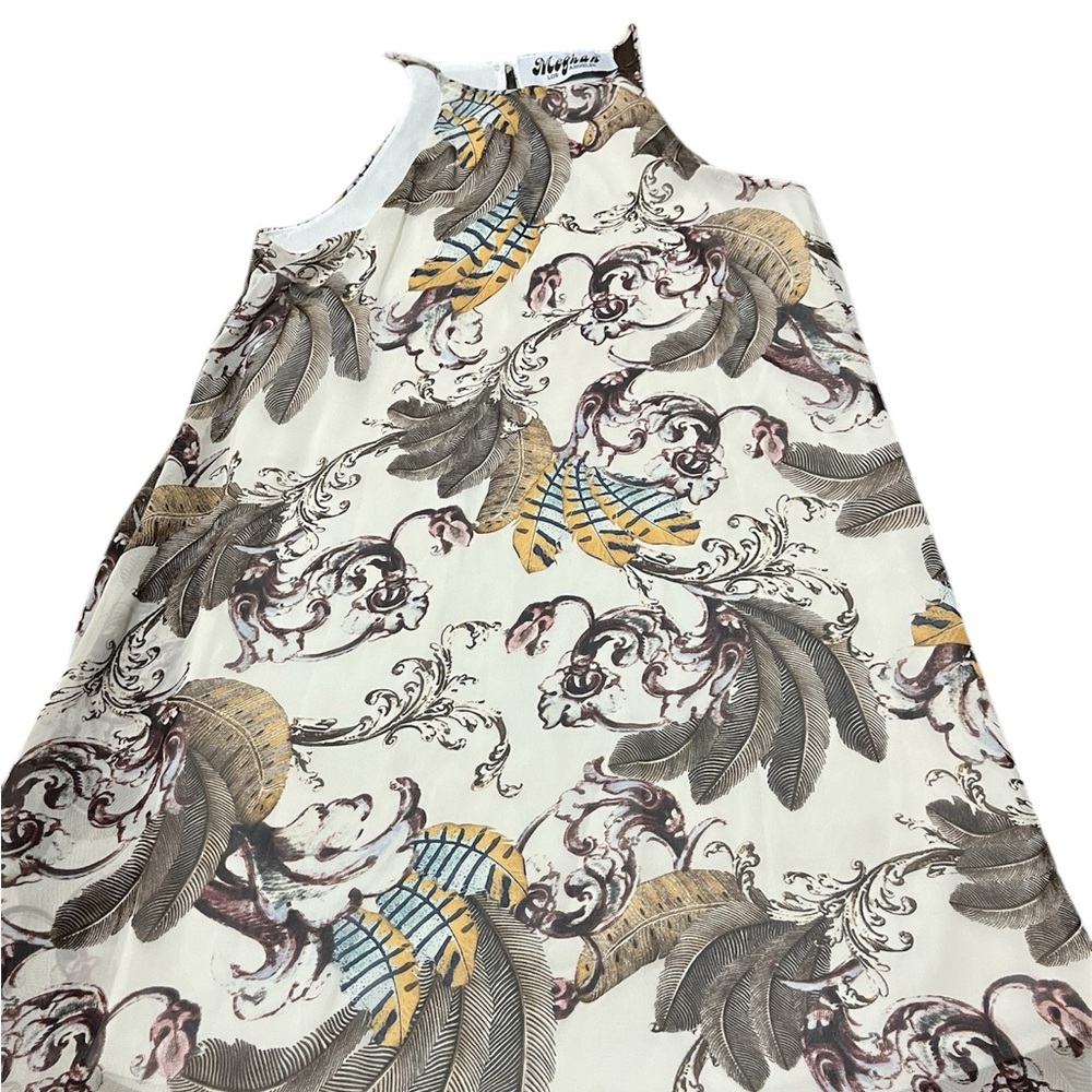 Megan Los Angeles Women’s Multi Color Boho Mini Swing Dress
